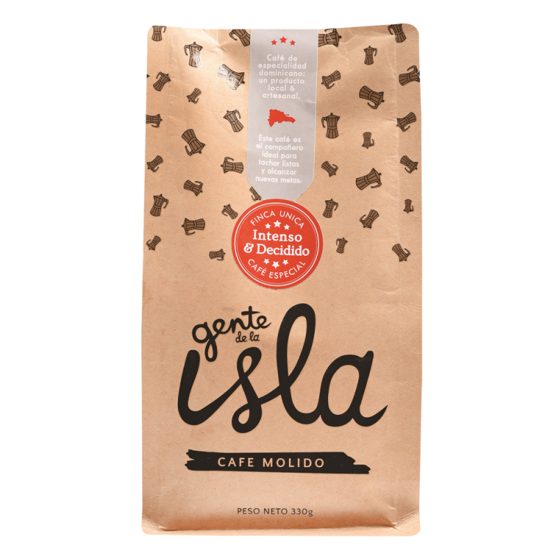 Café Gente De La Isla Intenso Y Decidido Molido340 GR
