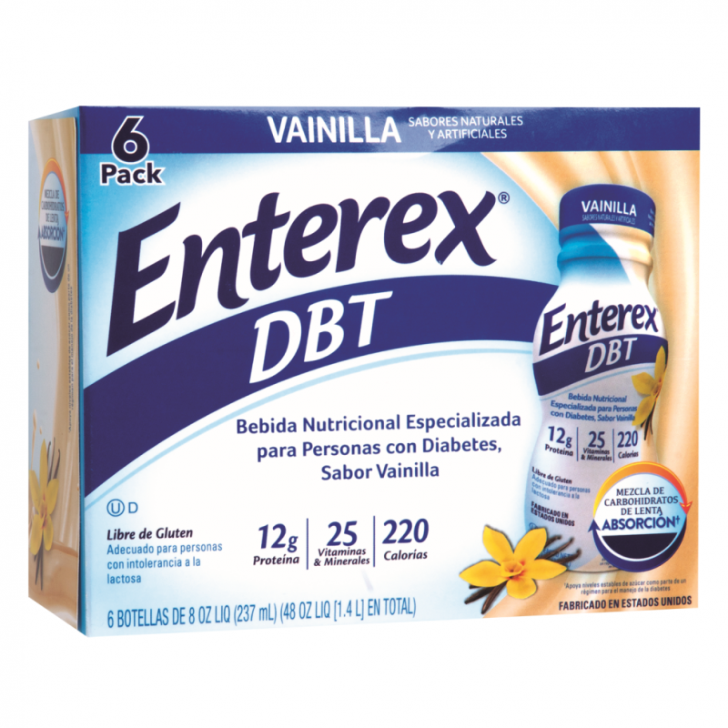Suplemento Enterex Dbt Vainilla 6 Und48 OZ