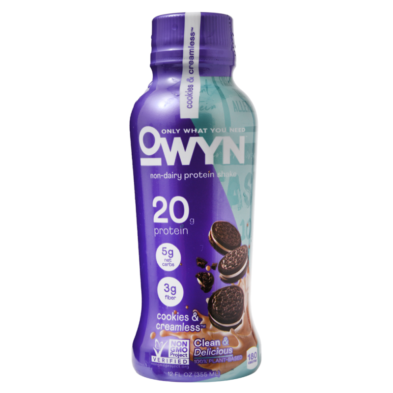 Batido De Proteina Cookies & Cream Owyn12 OZ