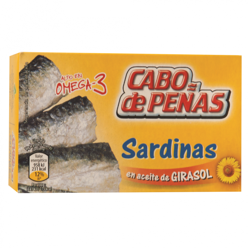 Sardinas Cabo De Peñas Ac Girasol120 GR