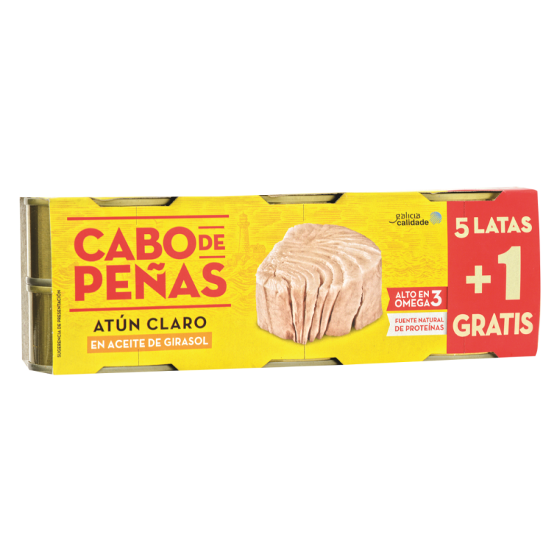 Atún Cabo De Peñas Claro Aceite 6 Pk480 GR