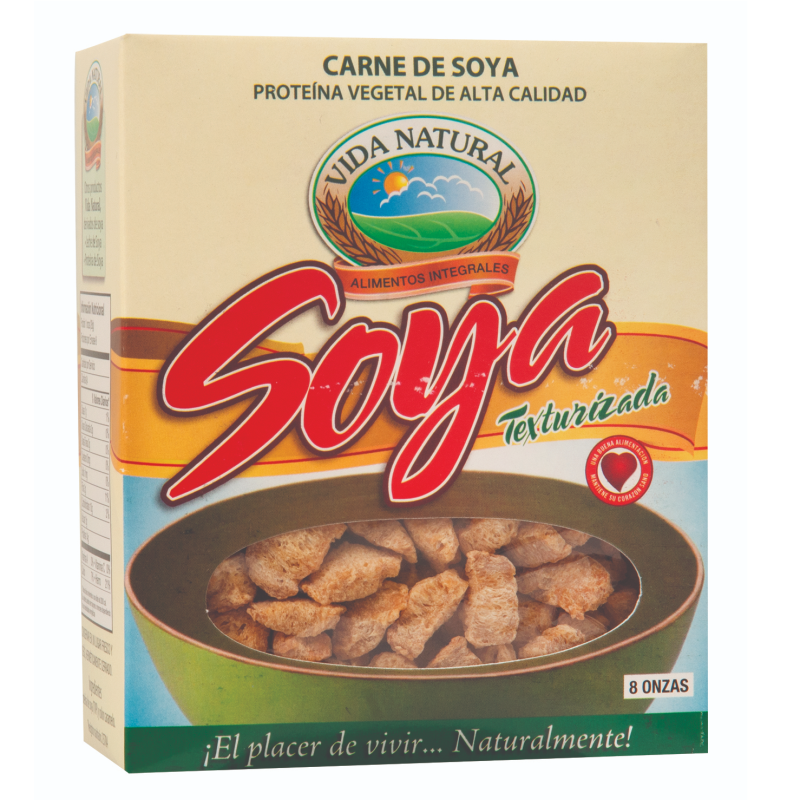 Carne De Soya Vida Natural Cubito Nat8 OZ