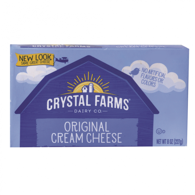 Cream Cheese Crystal Farms Orig Barr8 OZ