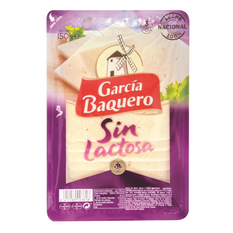 Queso Garcia Baquero Sin Lactosa150 GR