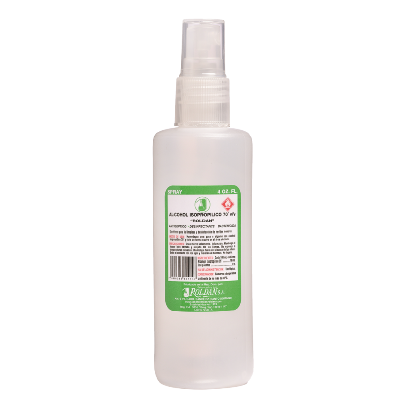 Alcohol Roldan Isopropilico Spray4 OZ