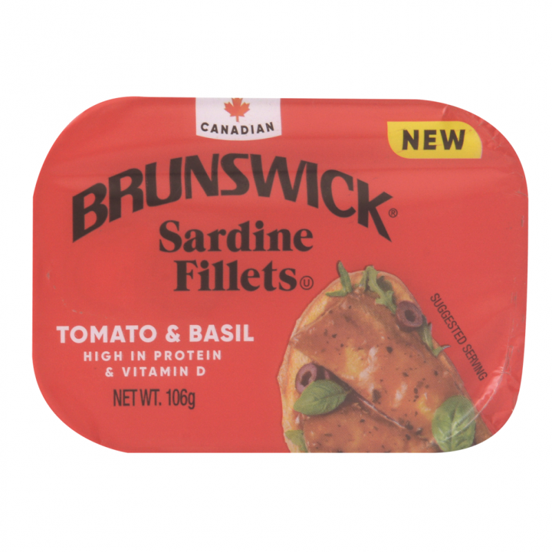 Sardinas Brunswick Sin Espinas Tom Albahaca106 GR