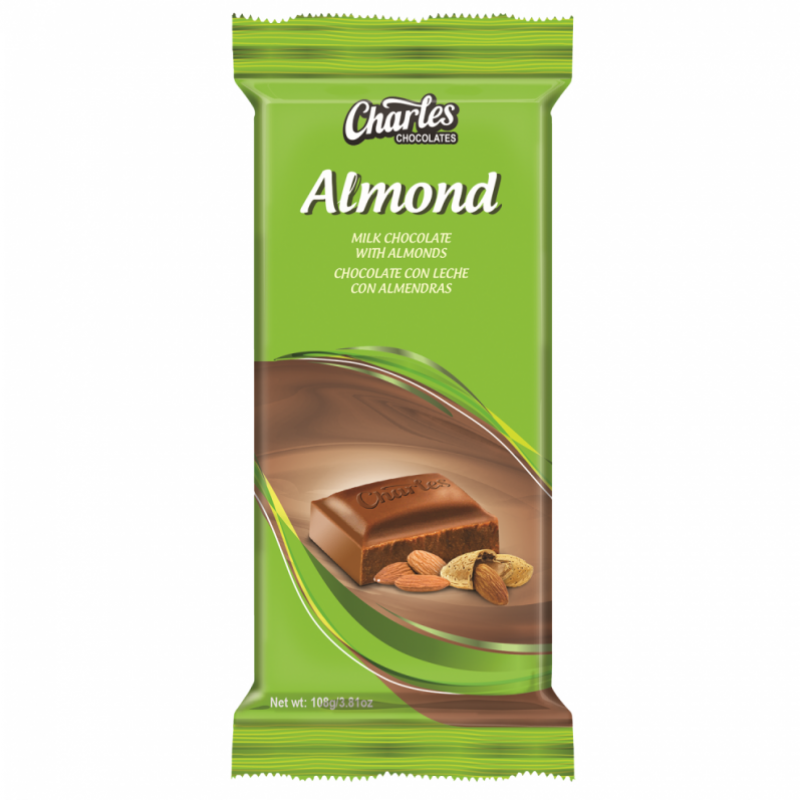 Charles Almond Chocolate108 GR