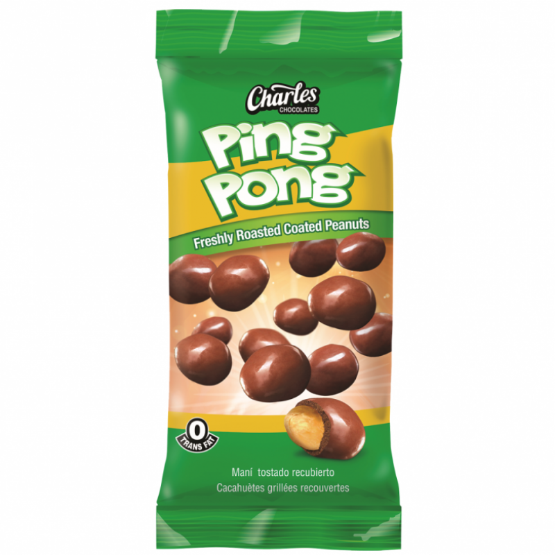 Charles Ping Pong Peanut Chocolate50 GR