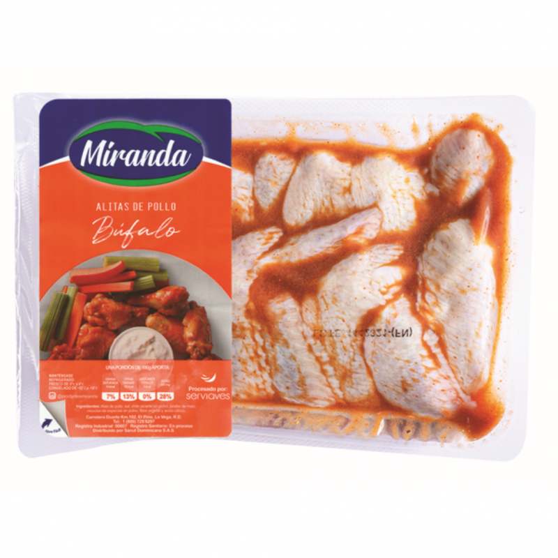 Alitas De Pollo Miranda Estilo BúfaloLB