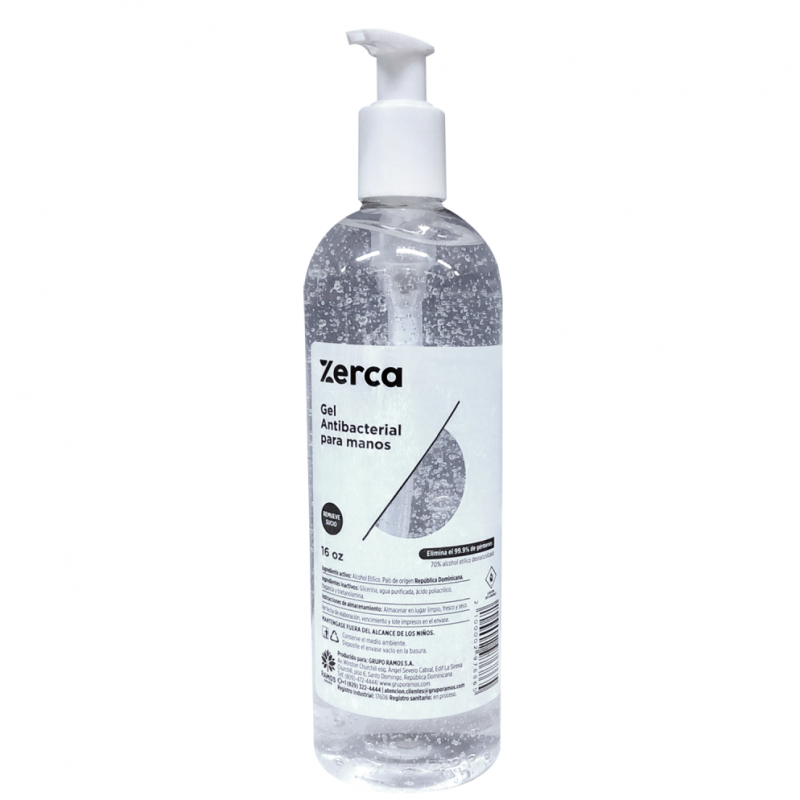 Gel Antibacterial Zerca16 OZ