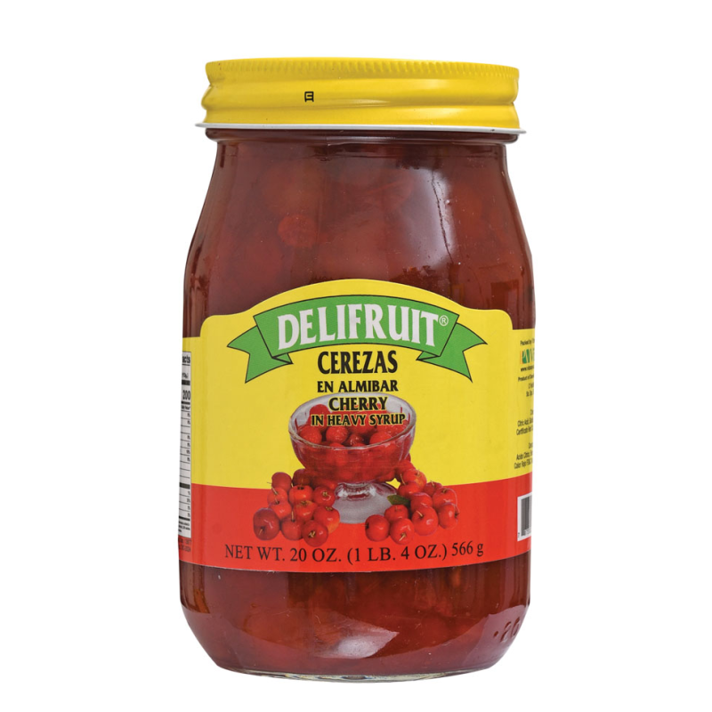 Cerezas En Almibar Delifruit20 OZ