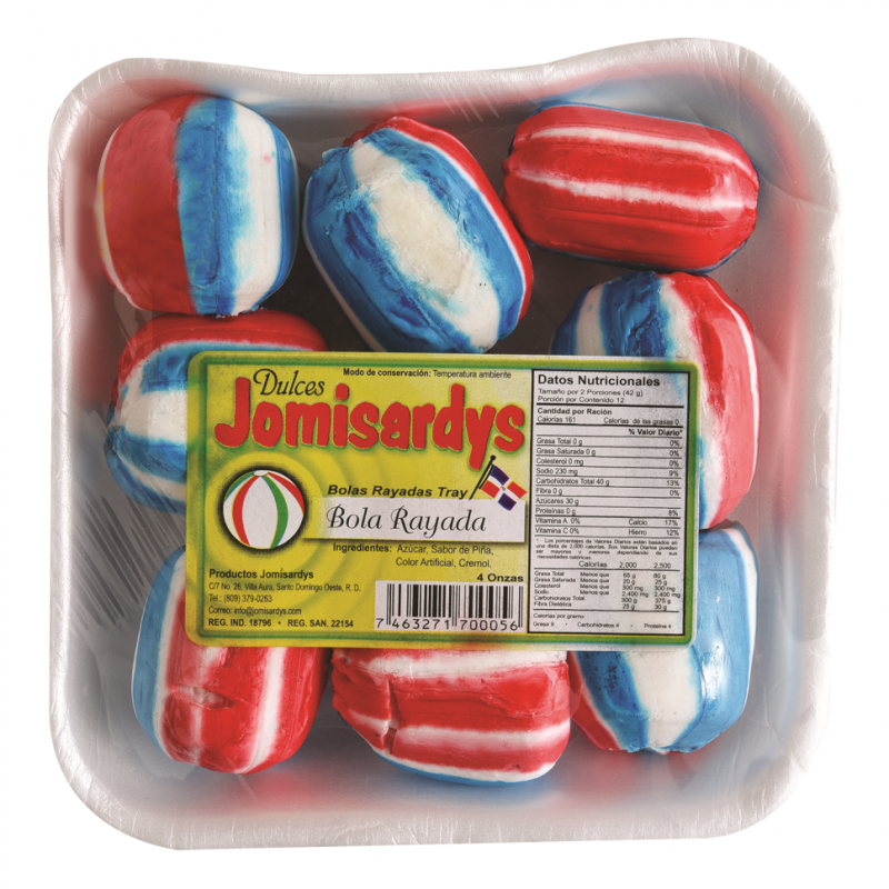 Dulce Jomisardy Bolas RayadasPAQ