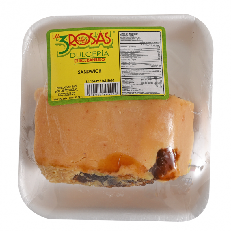 Dulce Sandwich Las 3 RosasPAQ