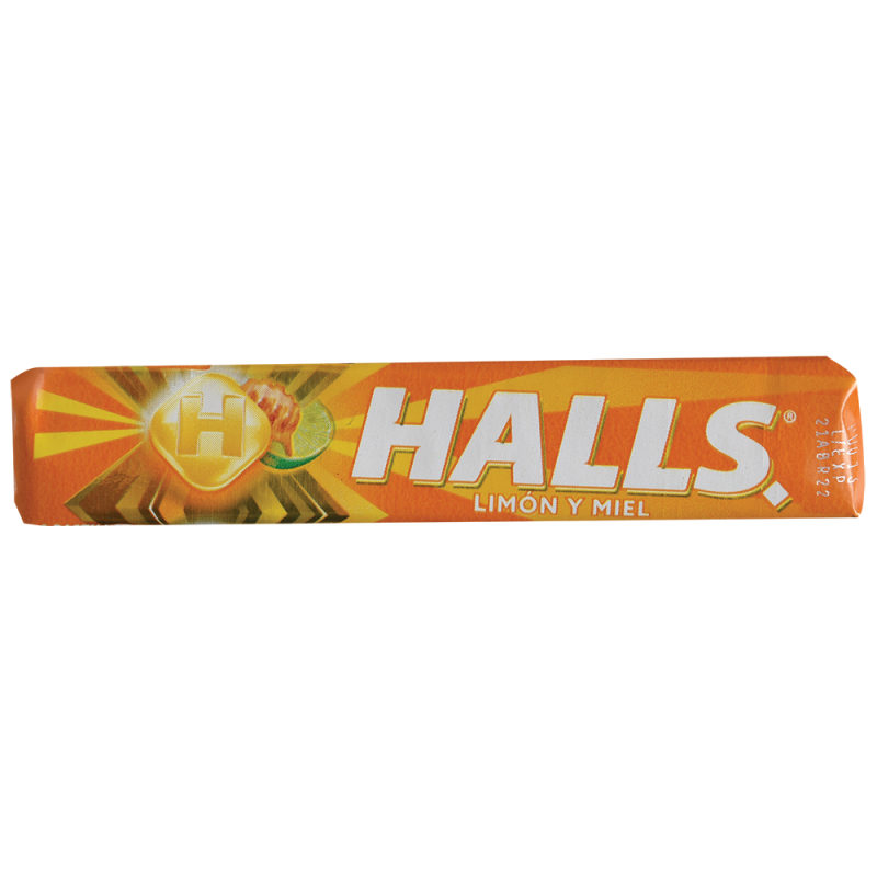 Menta Halls Honey Lemon Barra25.2 GR