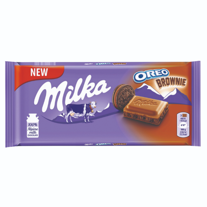 Chocolate Milka Oreo Brownie100 GR