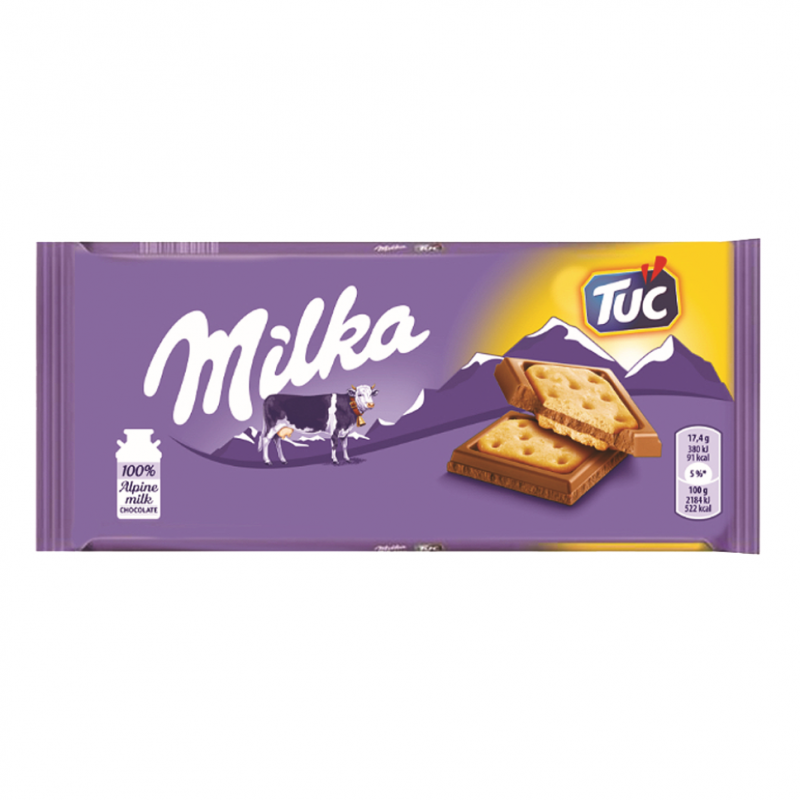 Chocolate Milka Con Leche Tuc87 GR
