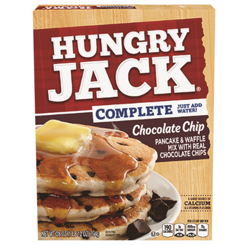 Mezcla Pancake Waffles Hungry Jack Chocolate Chip28 OZ