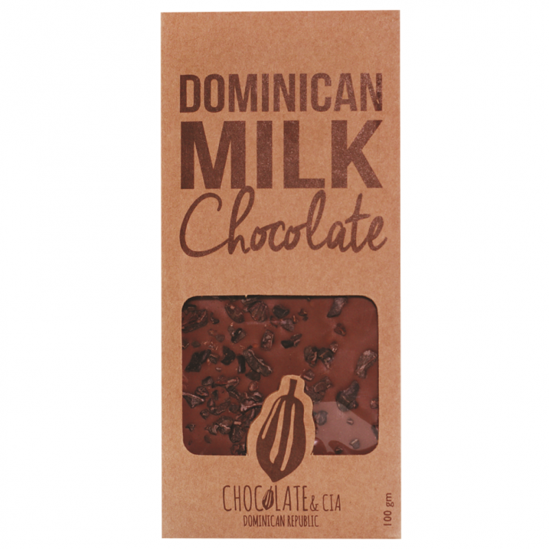 Tableta De Chocolate Chocolate & Cia Leche Nibs100 GR