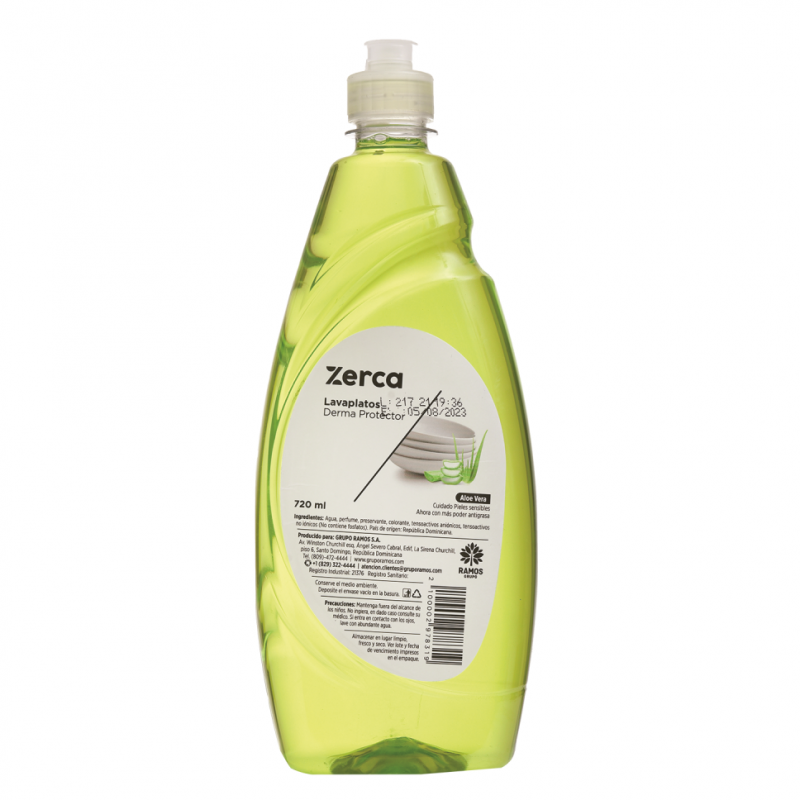 Lavaplatos Zerca Aloe Vera720 ML