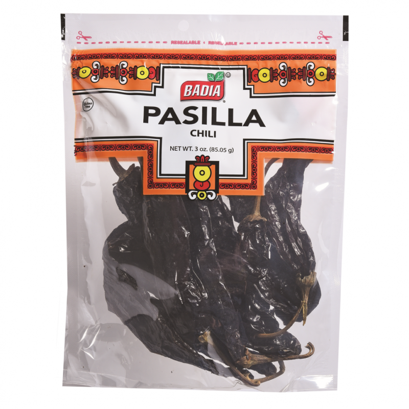 Chile Pasilla Entero Badia Sob3 OZ