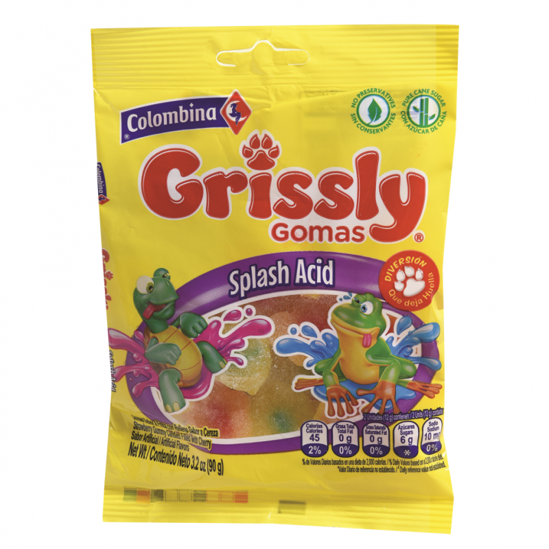 Gomitas Colombina Grissly Splash90 GR