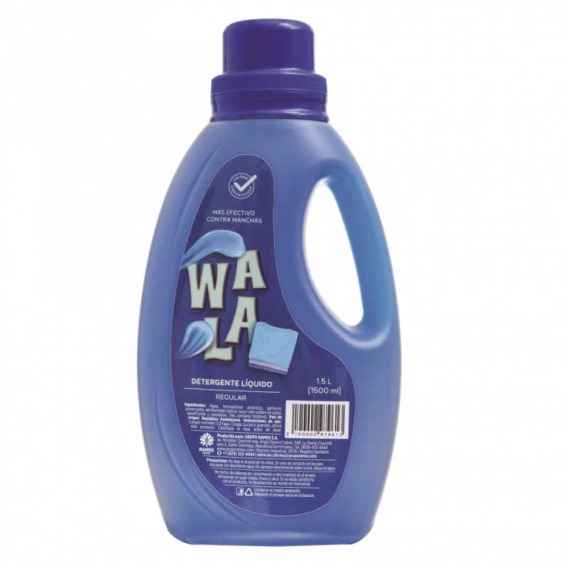 Detergente Líquido Wala1.5 LT