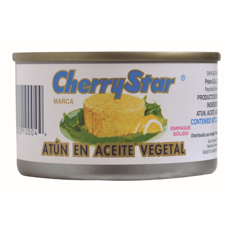 Atún Cherry Star Solido Aceite3.3 OZ