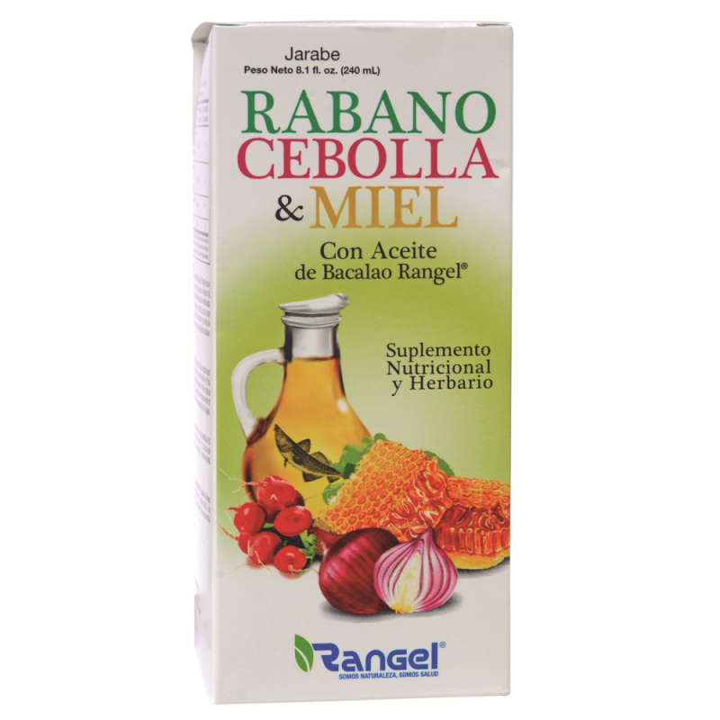 Jarabe Rangel Rabano Cebolla Miel240 ML