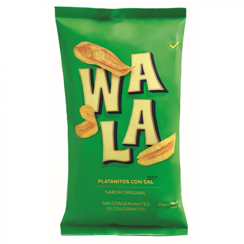 Platanitos Wala Con Sal140 GR