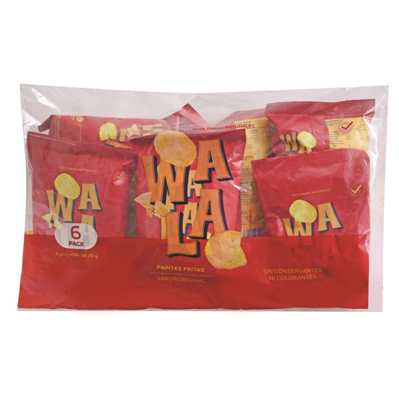 Papitas Wala Con Sal 6 Und168 GR