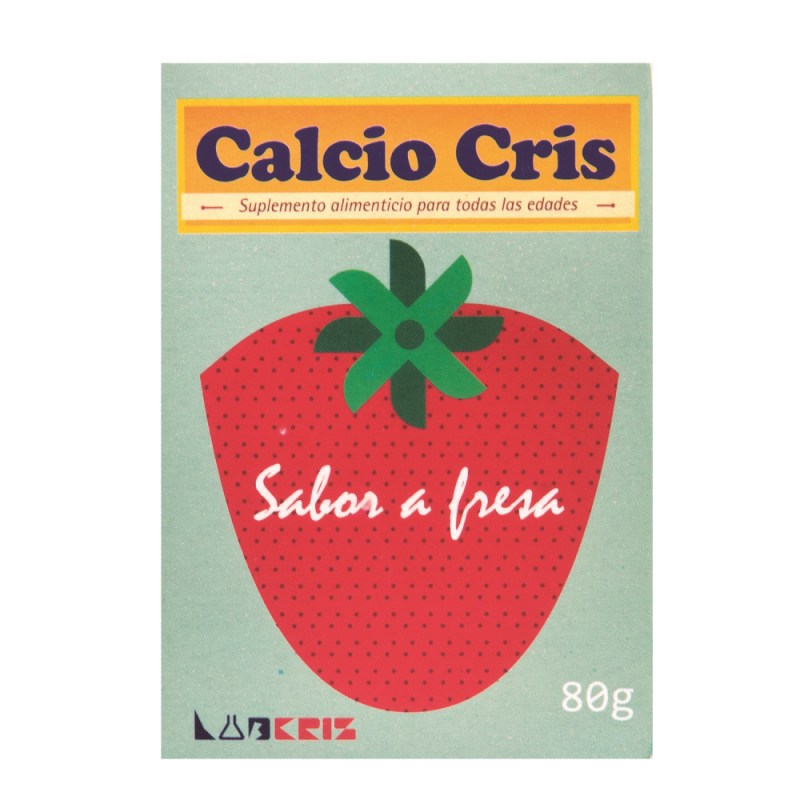 Calcio Granulado Cris Fresa80 GR
