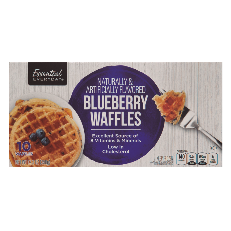 Waffles Essential Blueberry12.3 OZ