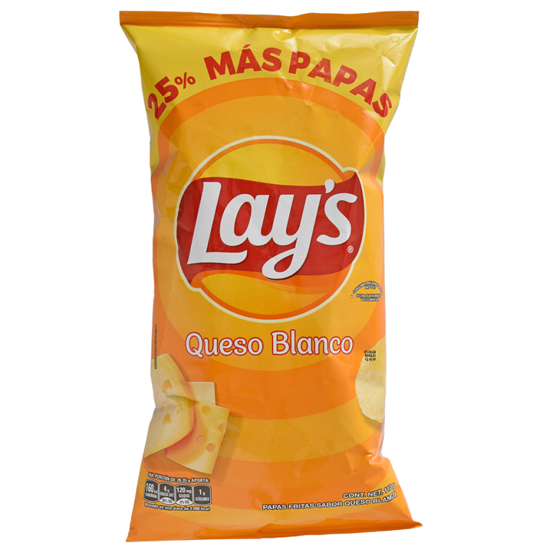 Papitas Frito Lay Queso Blanco160 GR