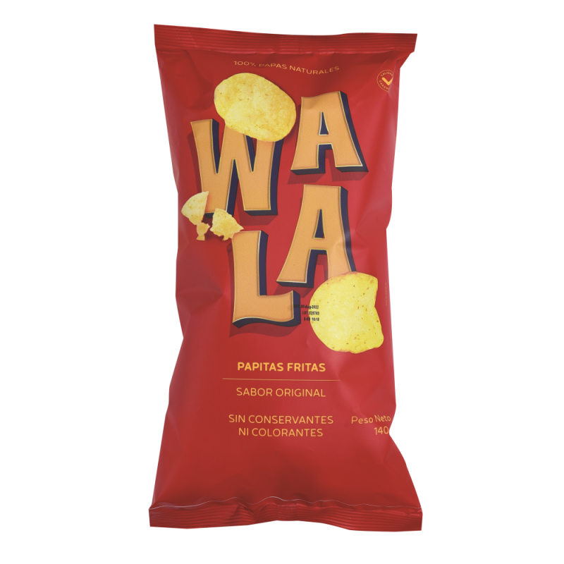 Papitas Con Sal Wala140 GR