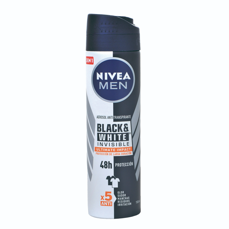 Desodorante Spray Black & White Real Impact Nivea150 ML