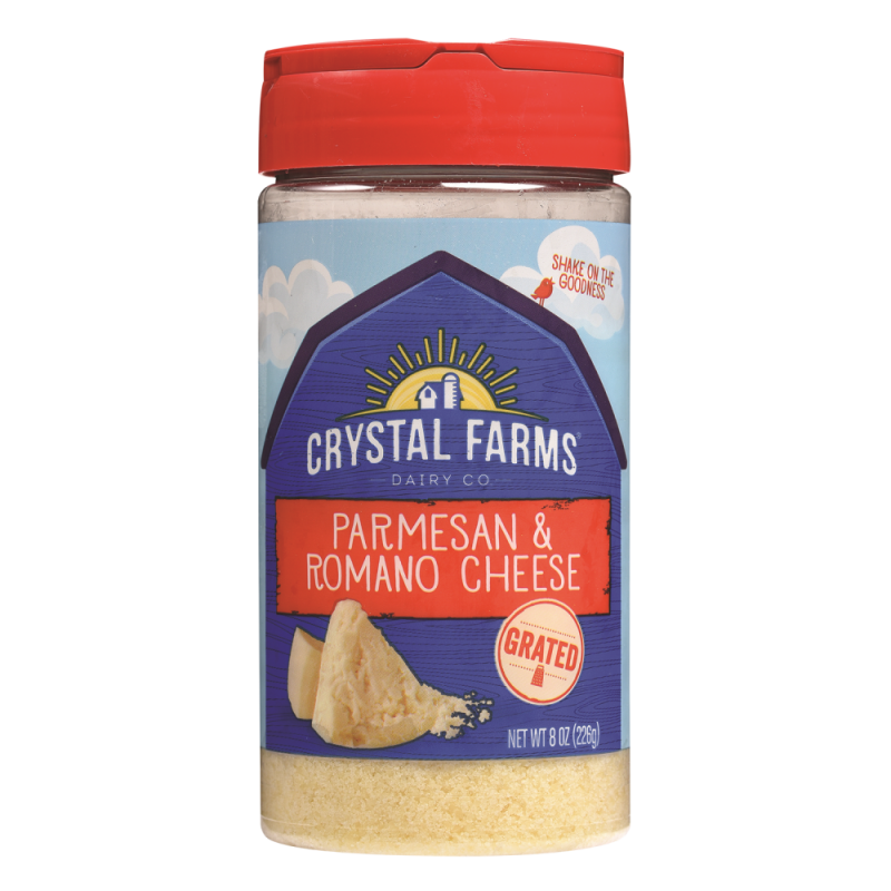 Queso Parmesano Romano Crystal Farms8 OZ