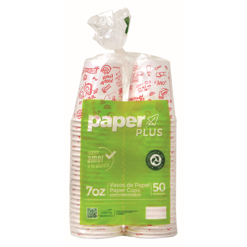 Vaso Paper Plus Temporada7 Oz50 UND