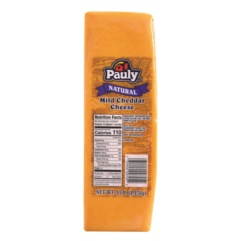 Queso Pauly Cheddar MildLB