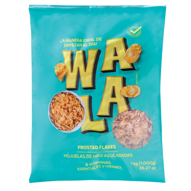 Cereal Wala Frosted Flakes Bolsa1 KG