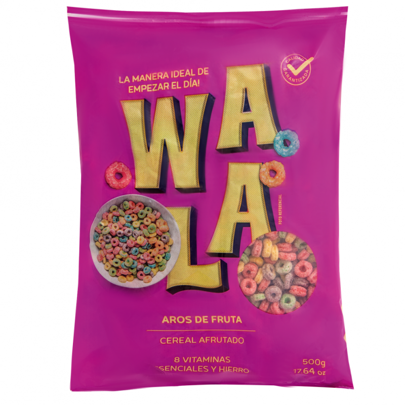 Cereal Wala Aros De Frutas500 GR