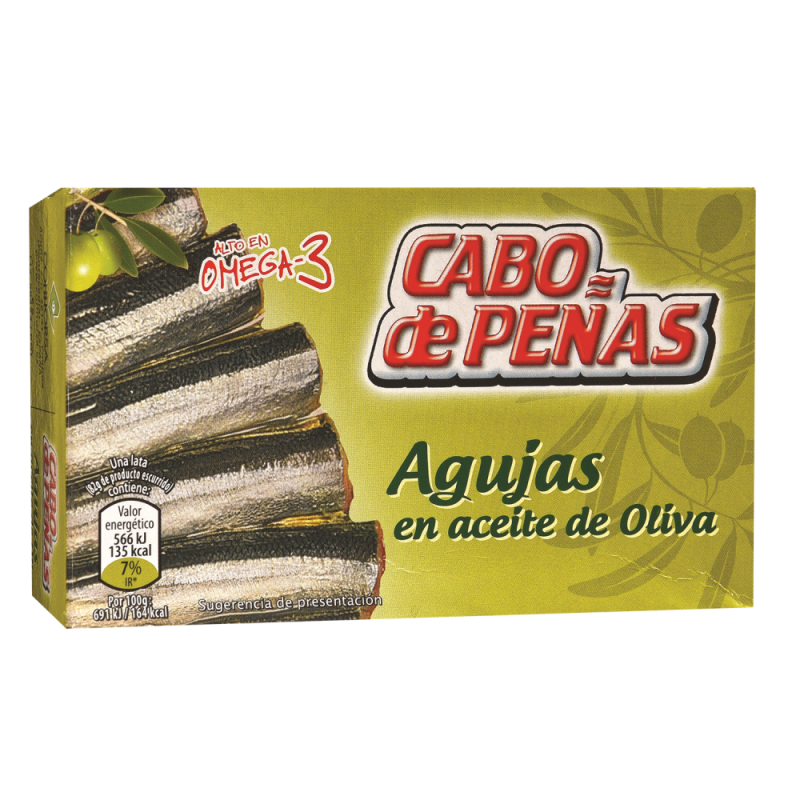 Agujas En Aceite Oliva Cabo De Peñas120 GR