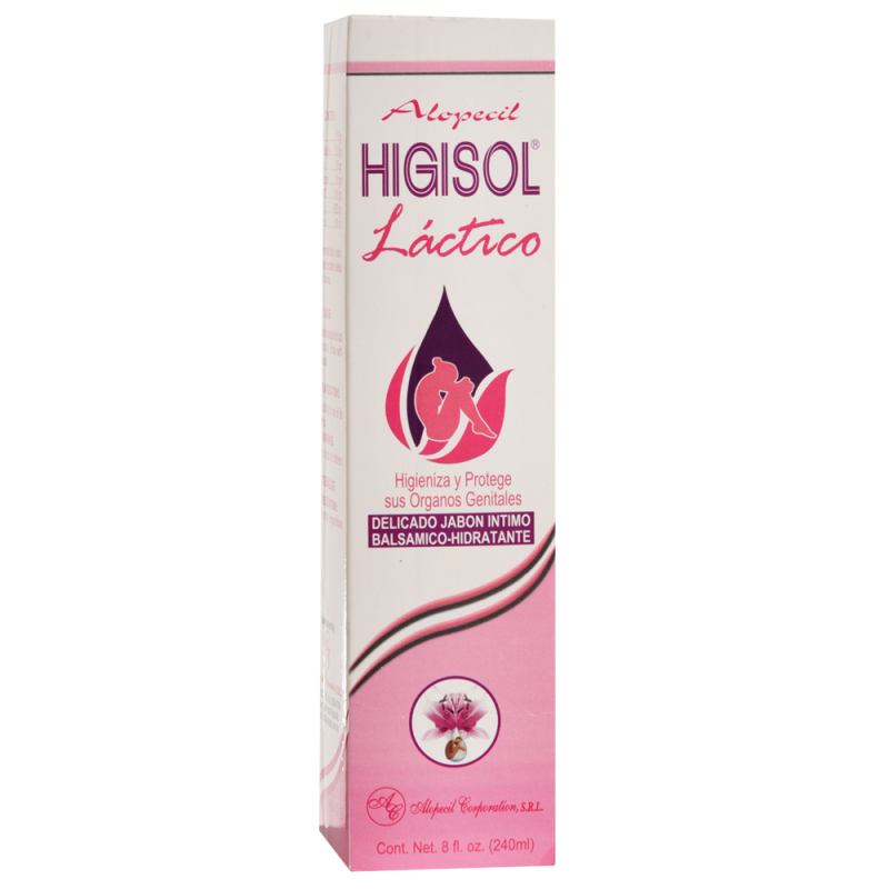Jabón Íntimo Gel Láctico Higisol8 OZ