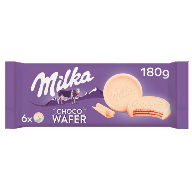 Galleta Milka Choco Waffer Blanco180 GR