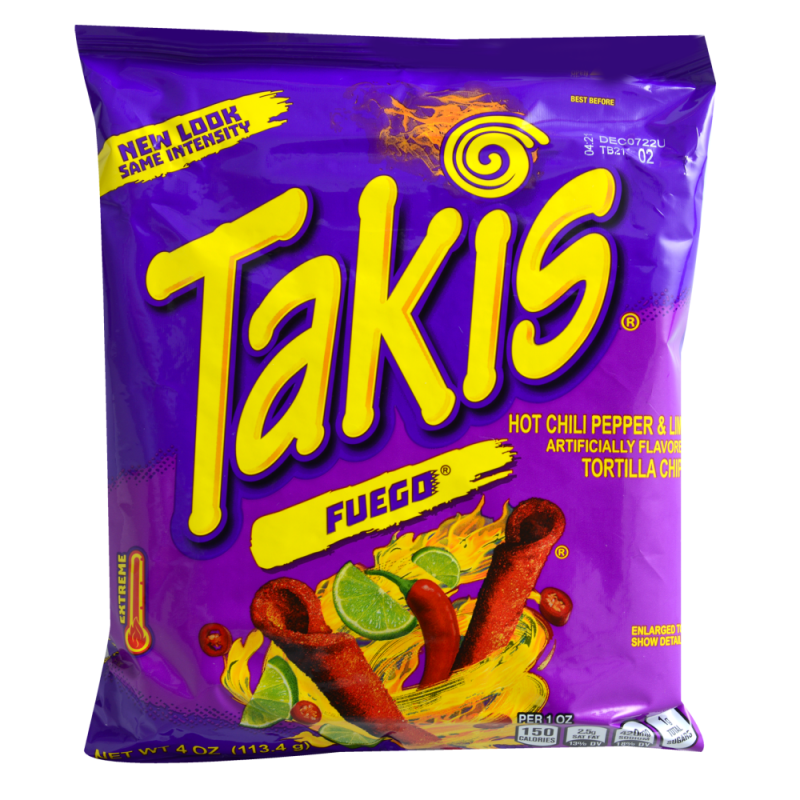 Tortilla Takis Fuego Corn Chips4 OZ