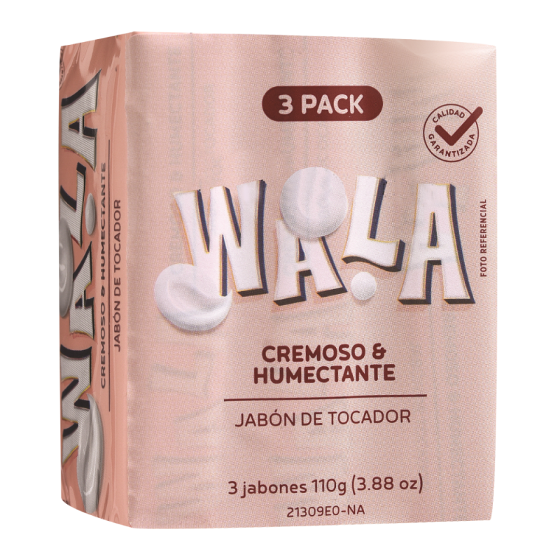 Jabón Wala Crem Y Humec 110 Gr3 UND