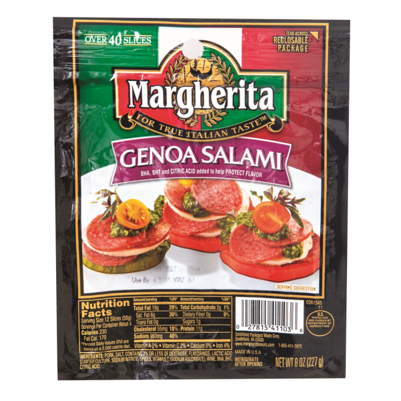Salami Margherita Genoa8 OZ