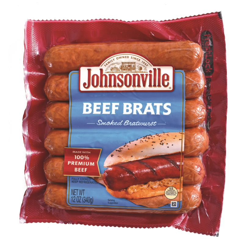 Salchicha Johnsonville Beef Brat12 OZ