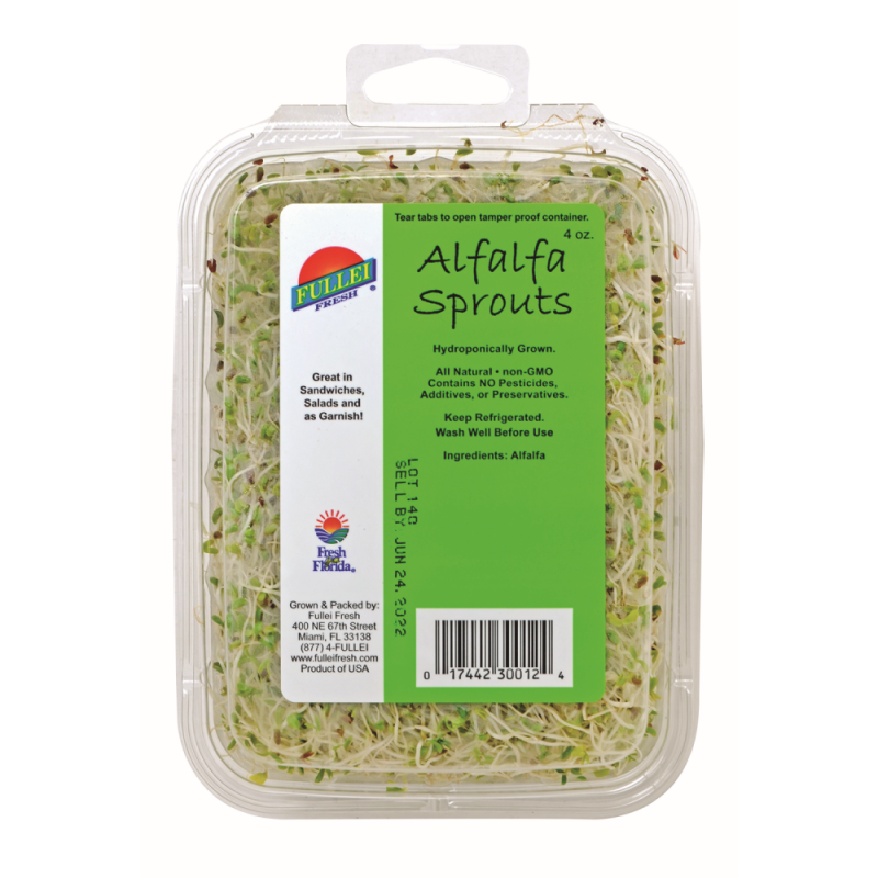 Alfalfa Sprouts Cups4 OZ