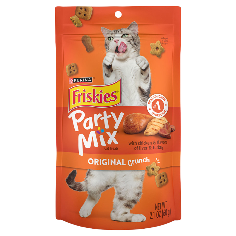 Snack Para Gato Friskies Party Mix Original Crunch2.1 OZ