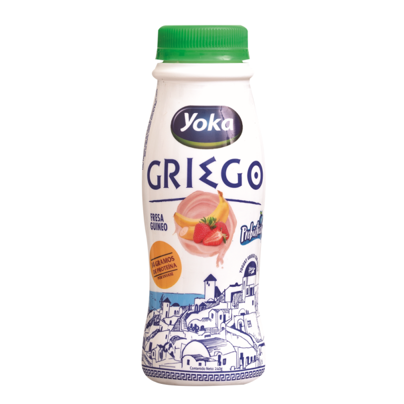 Yogurt Griego Yoka Fres/guineo Bebible8 OZ